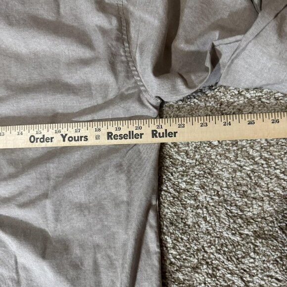 Ralph Lauren Polo Jeans Co Shirt Mens Large Gray Button Down Long Sleeve Pony - Picture 7 of 8